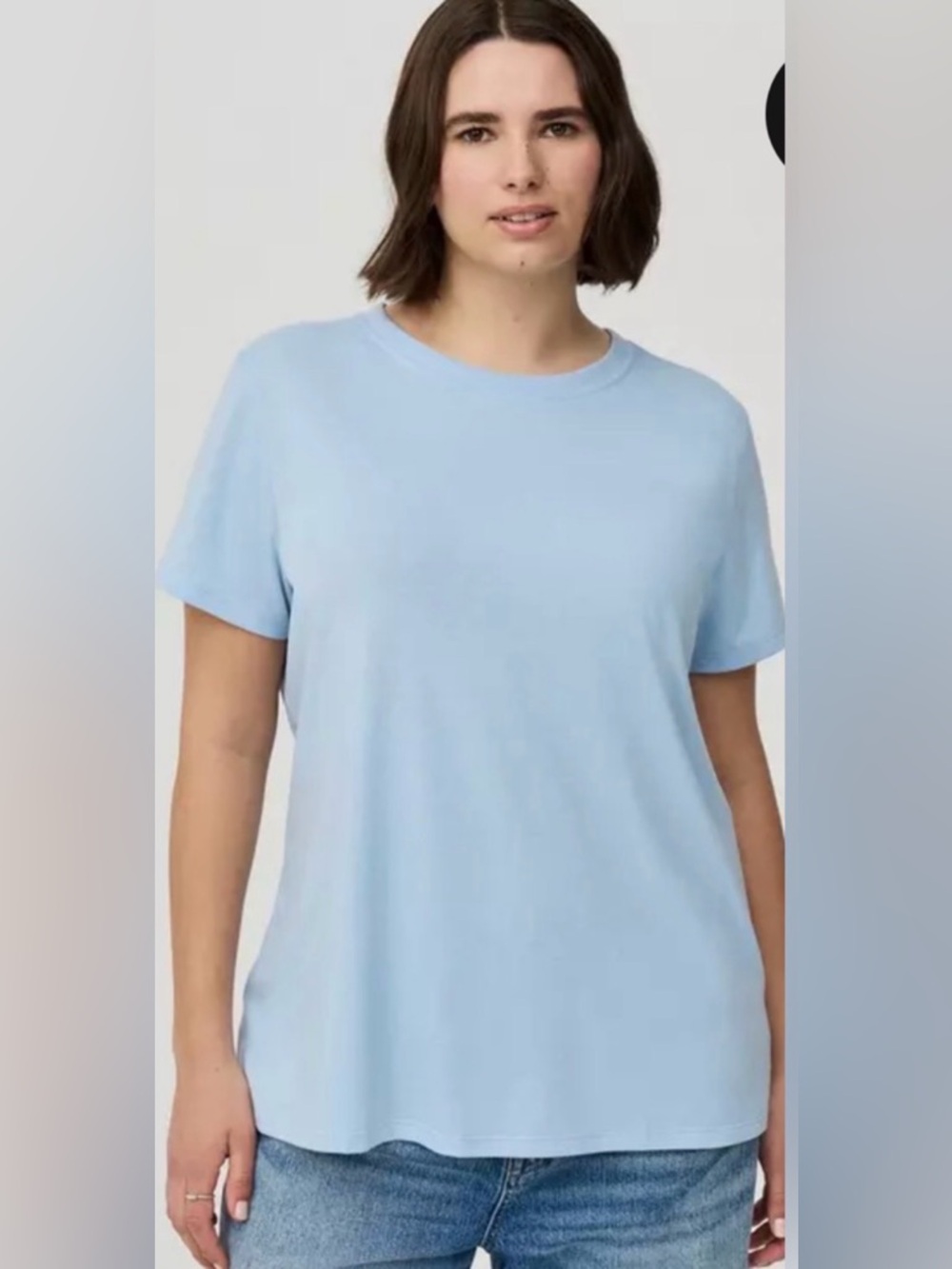 Torrid 6(6X)(30)Classic Fit Everyday Signature Short Sleeve Crewneck Blue TShirt